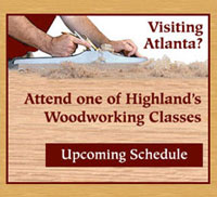 Highland Woodworking Classes