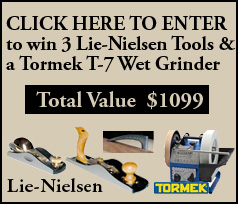 Lie-Nielsen and Tormek Giveaway