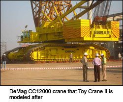 DeMag CC12000 crane