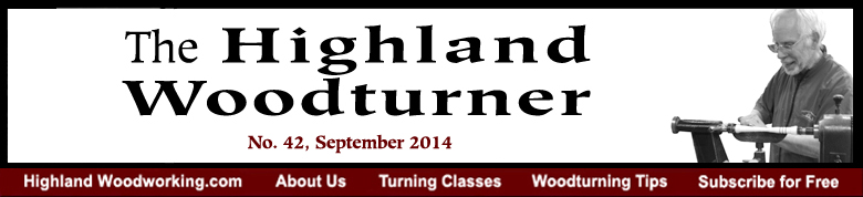 September 2014 Highland Woodturning News