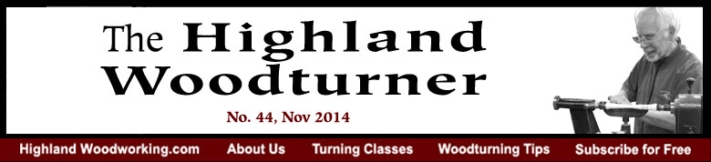 November 2014 Highland Woodturning News