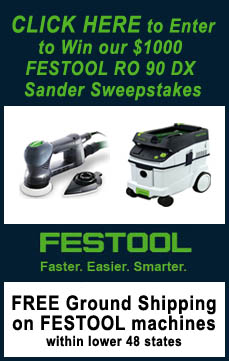 Enter to win the new Festool RO 90 DX Multi-mode Sander plus additional Festool products