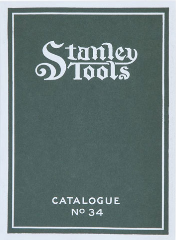 Stanley Tools Catalogue No 34